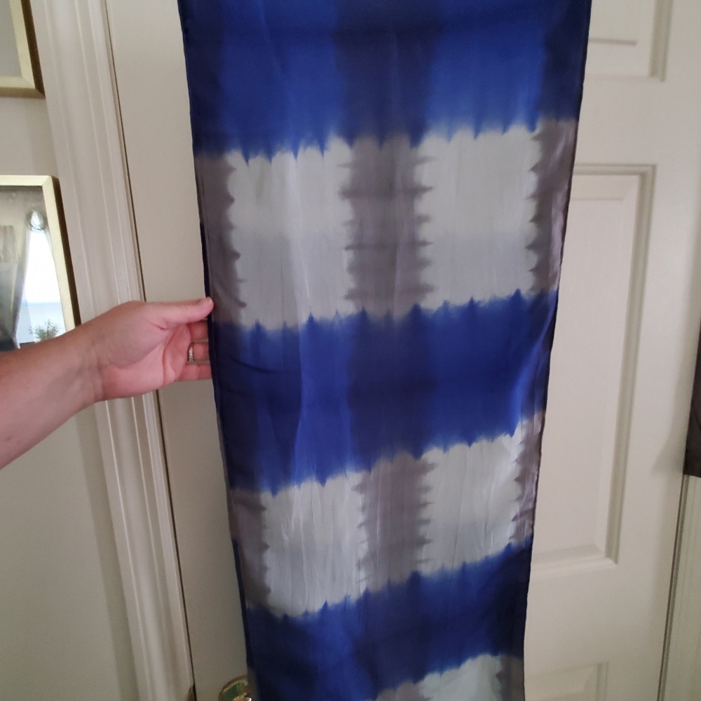 Eileen Fisher Silk Scarf  - Tie Dye